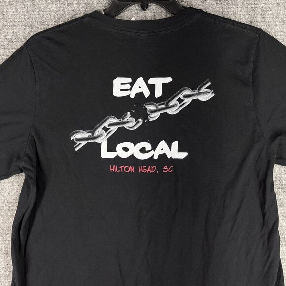 Hilton Head‎ Shirt Mens Extra Large Eat Local Other Sisters Winebar Short-sleeve - Picture 1 of 10